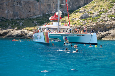 Catamaran ride in Alcudia (Mallorca) logo