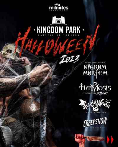 Kingdom Park - Castell deTordera - Halloween 2023 logo