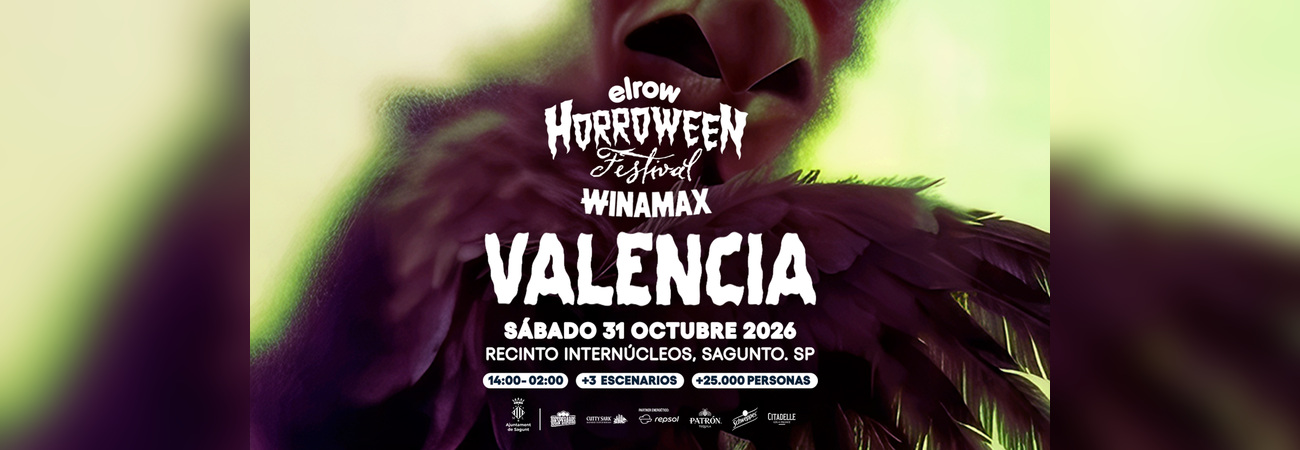 elRow Horroween Festival Winamax Valencia 2026